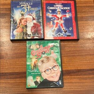 Christmas Movie DVD Set - All in great condition